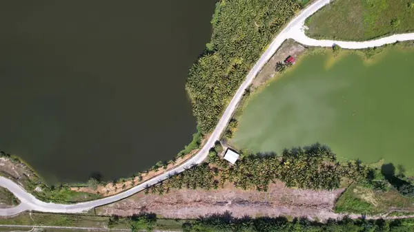 Terk Edilmiş Kampar Tin Madenlerinin Hava Görüntüsü, Perak Malezya