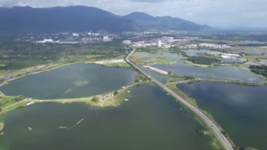 Terk Edilmiş Kampar Tin Madenlerinin Hava Görüntüsü, Perak Malezya