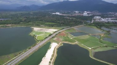 Terk Edilmiş Kampar Tin Madenlerinin Hava Görüntüsü, Perak Malezya