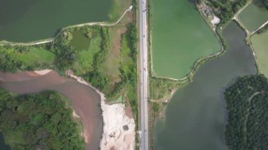 Terk Edilmiş Kampar Tin Madenlerinin Hava Görüntüsü, Perak Malezya