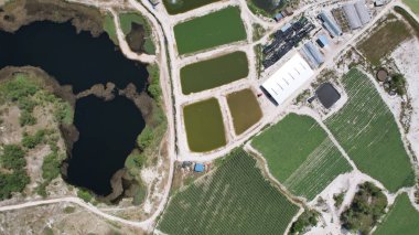 Terk Edilmiş Kampar Tin Madenlerinin Hava Görüntüsü, Perak Malezya