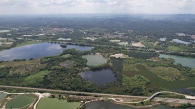 Terk Edilmiş Kampar Tin Madenlerinin Hava Görüntüsü, Perak Malezya