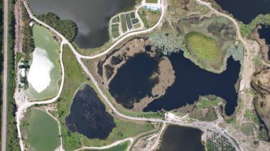 Terk Edilmiş Kampar Tin Madenlerinin Hava Görüntüsü, Perak Malezya