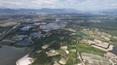 Terk Edilmiş Kampar Tin Madenlerinin Hava Görüntüsü, Perak Malezya
