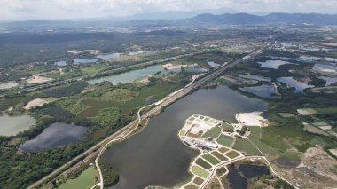 Terk Edilmiş Kampar Tin Madenlerinin Hava Görüntüsü, Perak Malezya