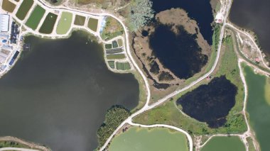 Terk Edilmiş Kampar Tin Madenlerinin Hava Görüntüsü, Perak Malezya