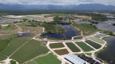 Terk Edilmiş Kampar Tin Madenlerinin Hava Görüntüsü, Perak Malezya