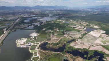 Terk Edilmiş Kampar Tin Madenlerinin Hava Görüntüsü, Perak Malezya