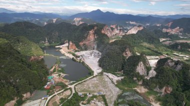 Ipoh, Malezya - 19 Şubat 2024: İpoh 'un Tarihi Binaları ve Turist Çekimleri