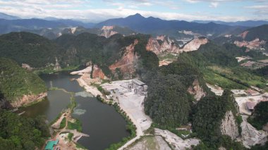 Ipoh, Malezya - 19 Şubat 2024: İpoh 'un Tarihi Binaları ve Turist Çekimleri