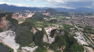 Ipoh, Malezya - 19 Şubat 2024: İpoh 'un Tarihi Binaları ve Turist Çekimleri