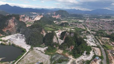 Ipoh, Malezya - 19 Şubat 2024: İpoh 'un Tarihi Binaları ve Turist Çekimleri