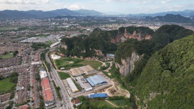 Ipoh, Malezya - 19 Şubat 2024: İpoh 'un Tarihi Binaları ve Turist Çekimleri