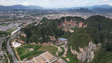 Ipoh, Malezya - 19 Şubat 2024: İpoh 'un Tarihi Binaları ve Turist Çekimleri