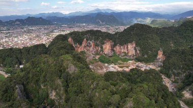 Ipoh, Malezya - 19 Şubat 2024: İpoh 'un Tarihi Binaları ve Turist Çekimleri