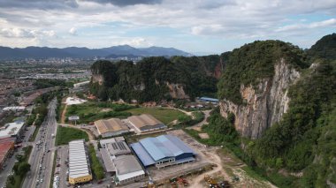 Ipoh, Malezya - 19 Şubat 2024: İpoh 'un Tarihi Binaları ve Turist Çekimleri