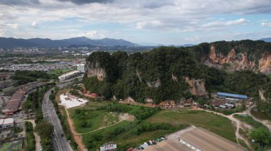 Ipoh, Malezya - 19 Şubat 2024: İpoh 'un Tarihi Binaları ve Turist Çekimleri
