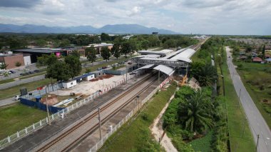 Ipoh, Malezya - 19 Şubat 2024: İpoh 'un Tarihi Binaları ve Turist Çekimleri