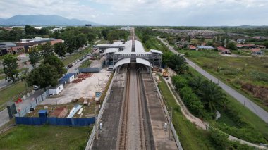 Ipoh, Malezya - 19 Şubat 2024: İpoh 'un Tarihi Binaları ve Turist Çekimleri