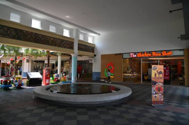 Melaka, Malezya - 19 Şubat 2024: Coach Airways Airplane 'in Hava Görüntüsü