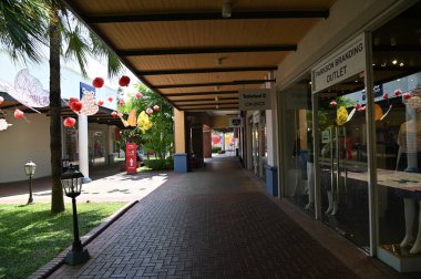 Melaka, Malezya - 19 Şubat 2024: Coach Airways Airplane 'in Hava Görüntüsü