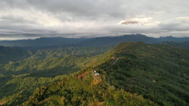Kinabalu Dağı Ulusal Parkı 'nın Hava Görüntüsü, Sabah