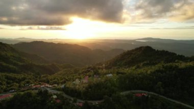Kinabalu Dağı Ulusal Parkı 'nın Hava Görüntüsü, Sabah