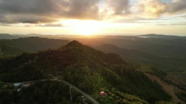 Kinabalu Dağı Ulusal Parkı 'nın Hava Görüntüsü, Sabah