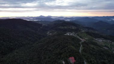 Kinabalu Dağı Ulusal Parkı 'nın Hava Görüntüsü, Sabah
