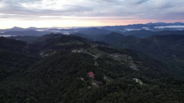 Kinabalu Dağı Ulusal Parkı 'nın Hava Görüntüsü, Sabah