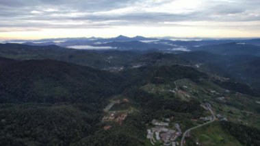 Kinabalu Dağı Ulusal Parkı 'nın Hava Görüntüsü, Sabah