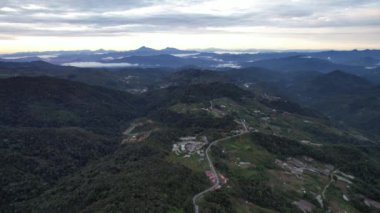 Kinabalu Dağı Ulusal Parkı 'nın Hava Görüntüsü, Sabah