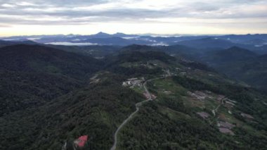 Kinabalu Dağı Ulusal Parkı 'nın Hava Görüntüsü, Sabah