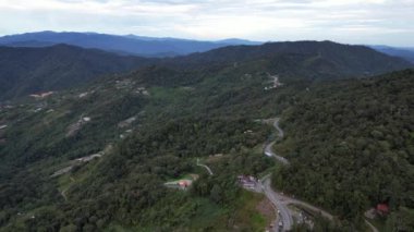 Kinabalu Dağı Ulusal Parkı 'nın Hava Görüntüsü, Sabah