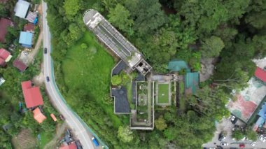 Kundasang, Malezya - 28 Mayıs 2024: Kundasang Kasabasının Hava Görüntüsü