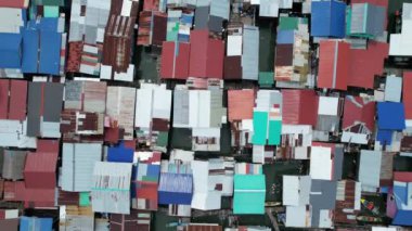 Gaya Adası 'ndaki Köylerin Sahnesi, Kota Kinabalu, Sabah Malezya