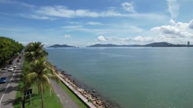 Kota Kinabalu, Malezya 30 Mayıs 2024: Kota Kinabalu Şehir Merkezi Rıhtımı
