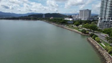 Kota Kinabalu, Malezya 30 Mayıs 2024: Kota Kinabalu Şehir Merkezi Rıhtımı