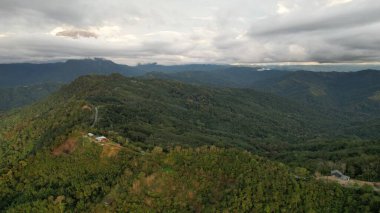 Kinabalu Dağı Ulusal Parkı 'nın Hava Görüntüsü, Sabah