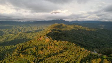 Kinabalu Dağı Ulusal Parkı 'nın Hava Görüntüsü, Sabah