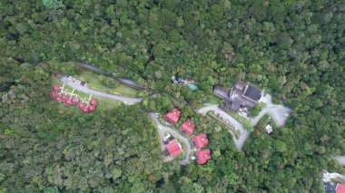 Kinabalu Dağı Ulusal Parkı 'nın Hava Görüntüsü, Sabah