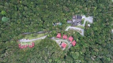 Kinabalu Dağı Ulusal Parkı 'nın Hava Görüntüsü, Sabah