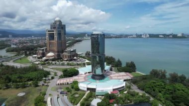 Kota Kinabalu, Malezya 30 Mayıs 2024: Kota Kinabalu Şehir Merkezi Rıhtımı