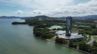 Kota Kinabalu, Malezya 30 Mayıs 2024: Kota Kinabalu Şehir Merkezi Rıhtımı