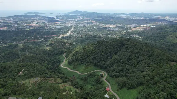 stock image Kota Kinabalu, Malaysia  May 30 2024: The Kokol Hill