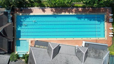 Kuching, Malezya - 21 Haziran 2024: Kuching City 'deki Landmark Binalarının Havadan Görünümü