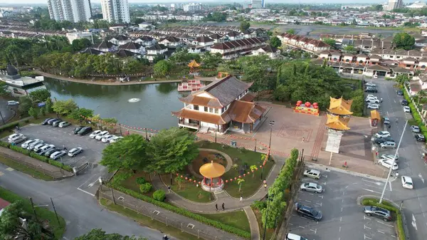 stock image Kuching, Malaysia - June 21 2024: The Malaysia China Friendship Park