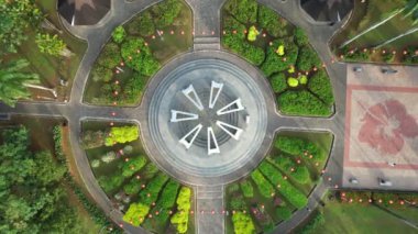 Kuching, Malezya - 21 Haziran 2024: Malezya Çin Dostluk Parkı