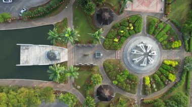 Kuching, Malezya - 21 Haziran 2024: Malezya Çin Dostluk Parkı