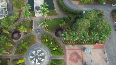Kuching, Malezya - 21 Haziran 2024: Malezya Çin Dostluk Parkı